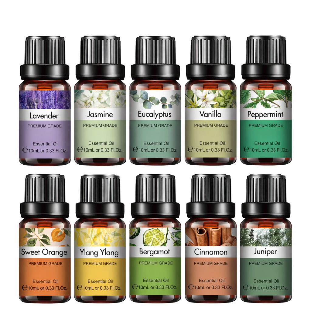 Aromatherapy Essential Oils – 10ml Premium Scents