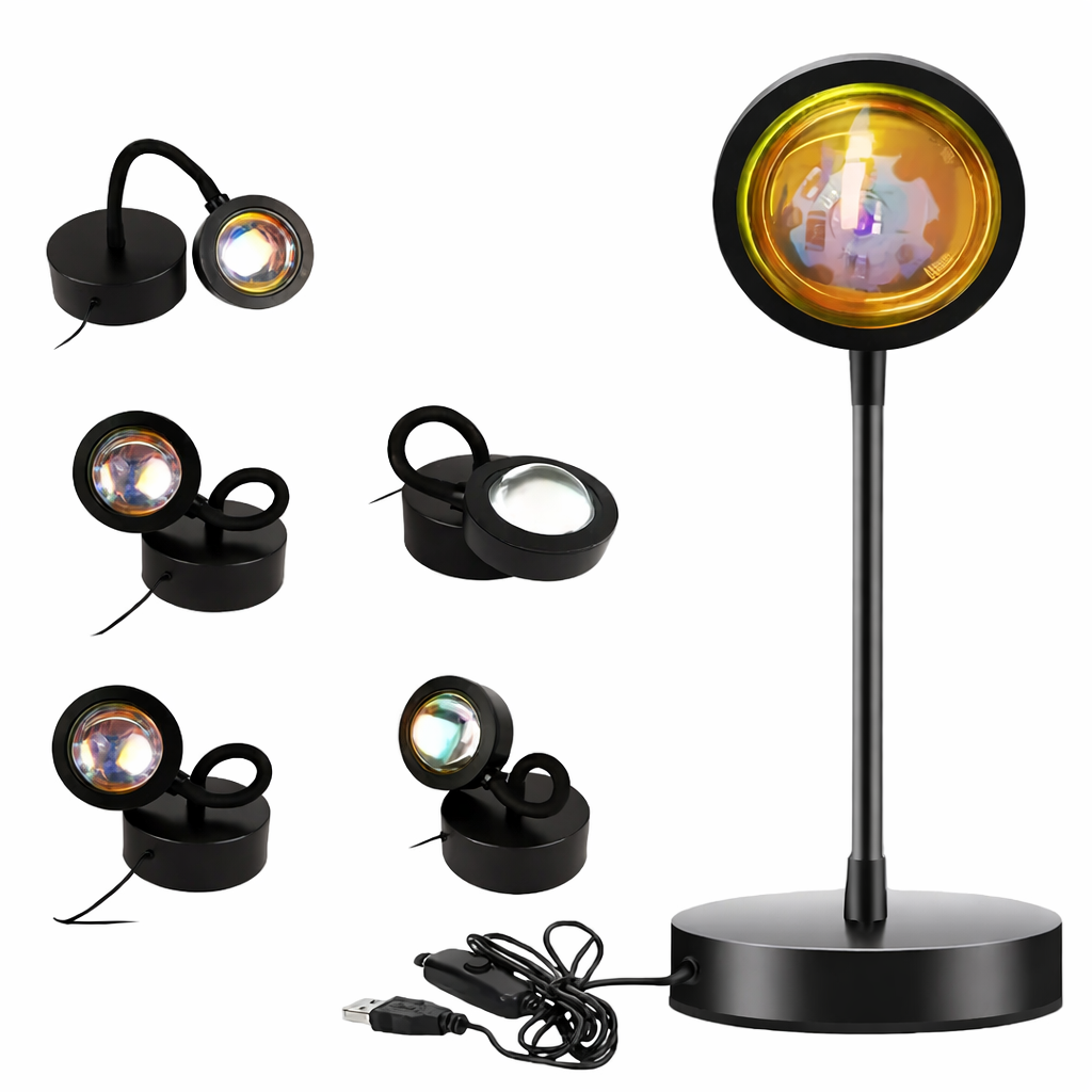 LED Sunset Light – Warm Mood Lamp for Cozy Spaces